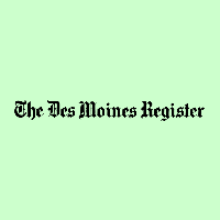 Des Moines Register News Source Thumbs Logo.